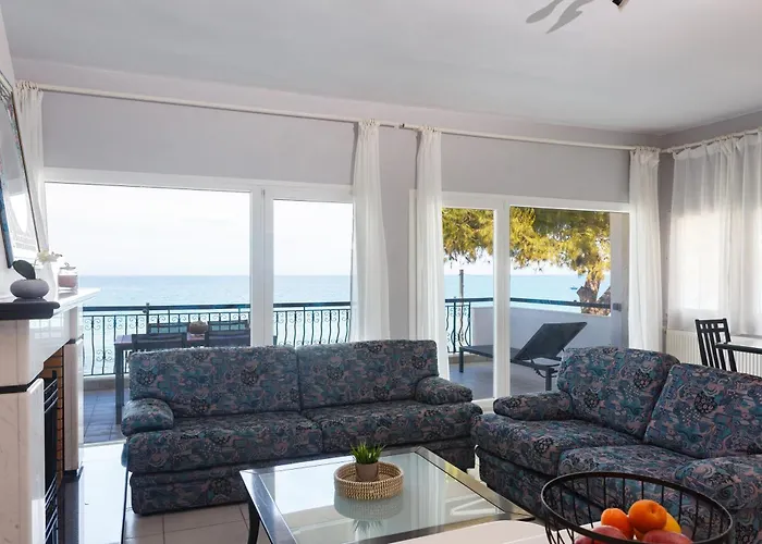 Sunset Amazing Sea View- With Fireplace -starlink Wifi Siviri