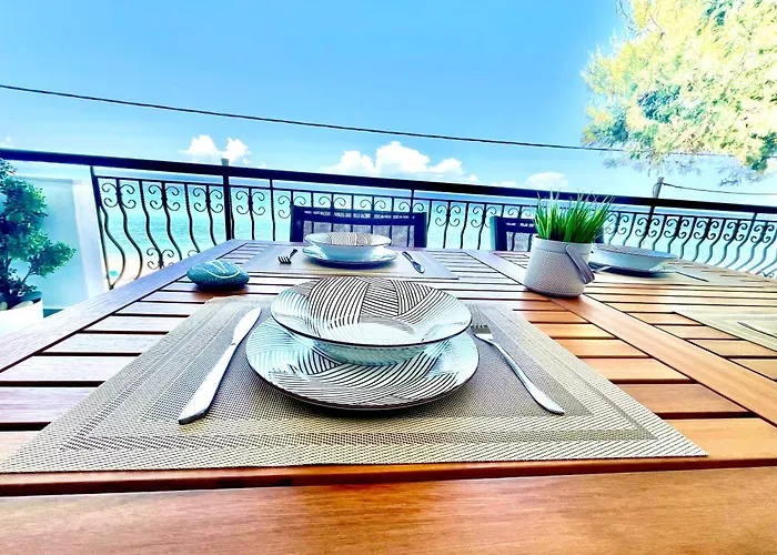 Sunset Amazing Sea View- With Fireplace -starlink Wifi Siviri