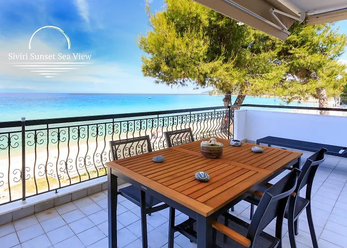 Sunset Amazing Sea View- With Fireplace -starlink Wifi Appartement